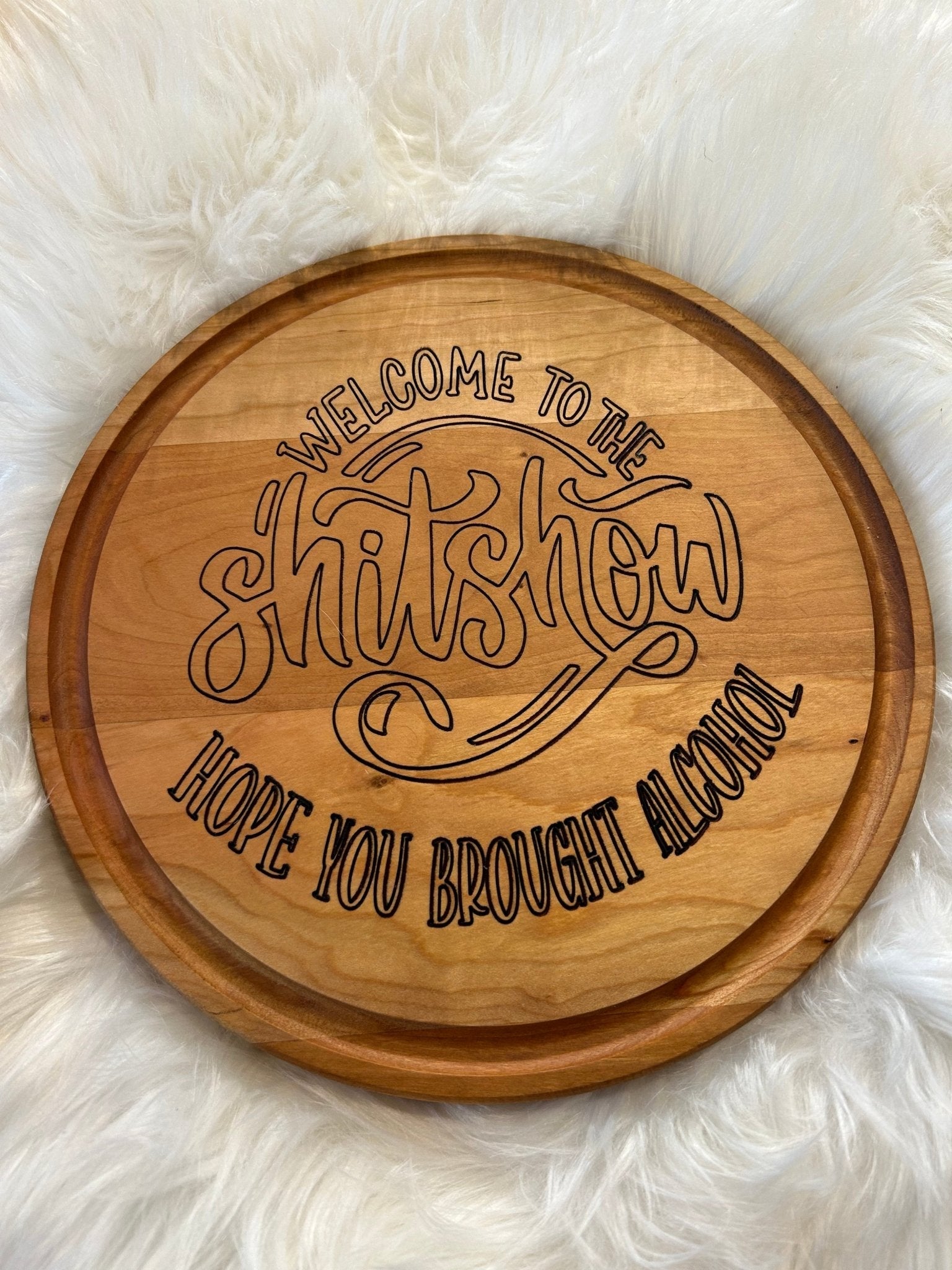 Funny Charcuterie Board - Resin River Boards