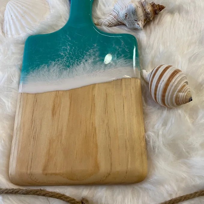 Paddle Handle Cutting Board - Resin River Boards